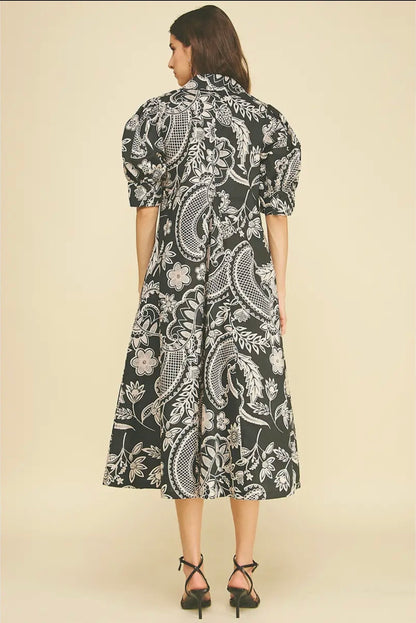 Paisley Midi Dress