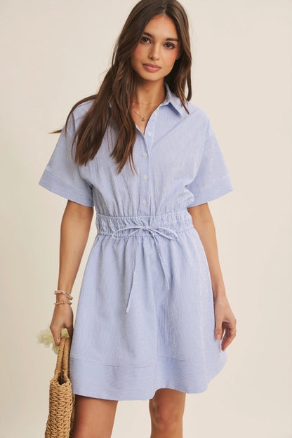 Button Down Mini Dress