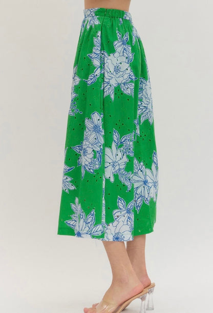 Botanical Midi Skirt (set)