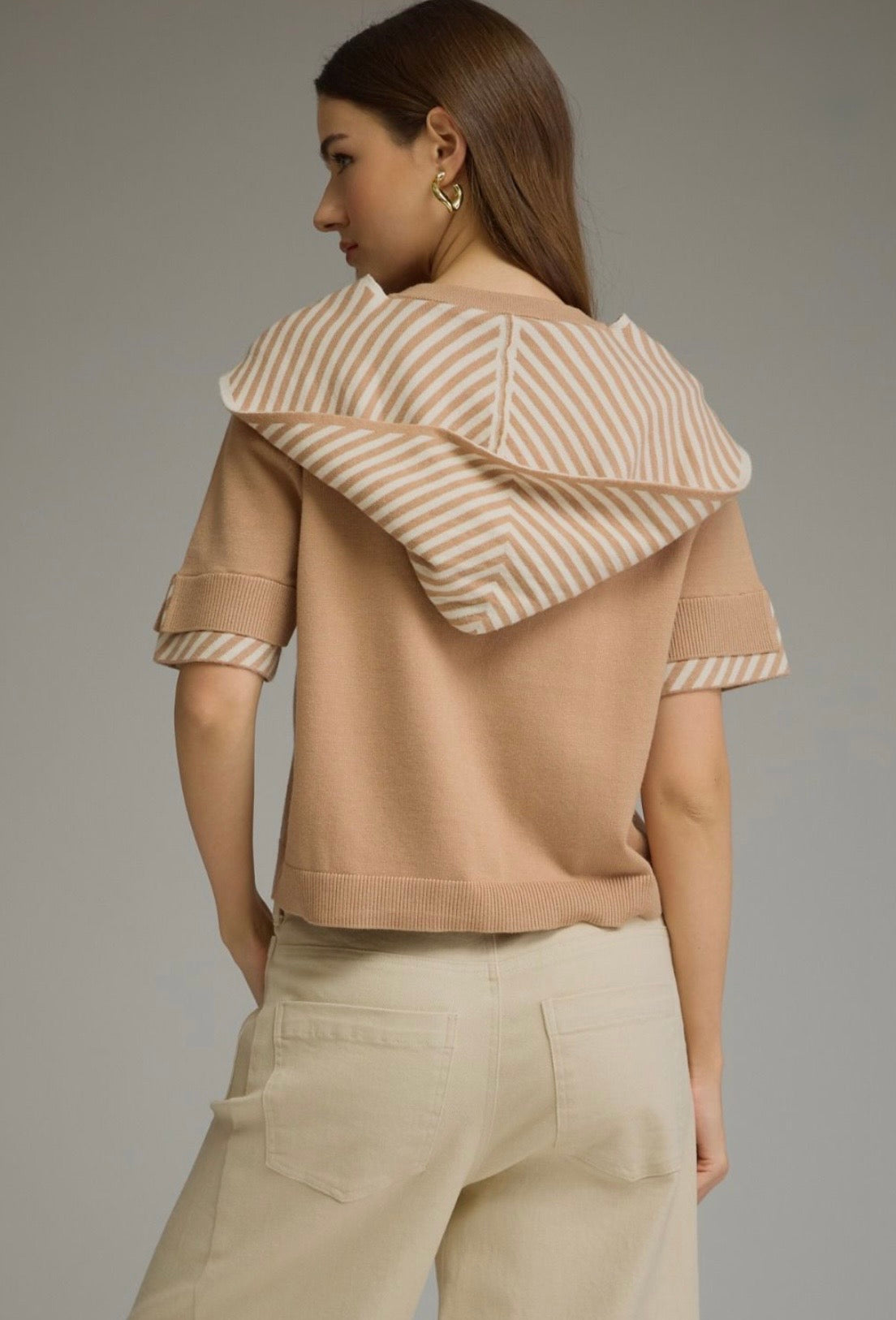 Scarf Knit Sweater