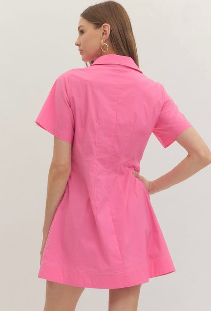 Pretty In Pink Mini Dress