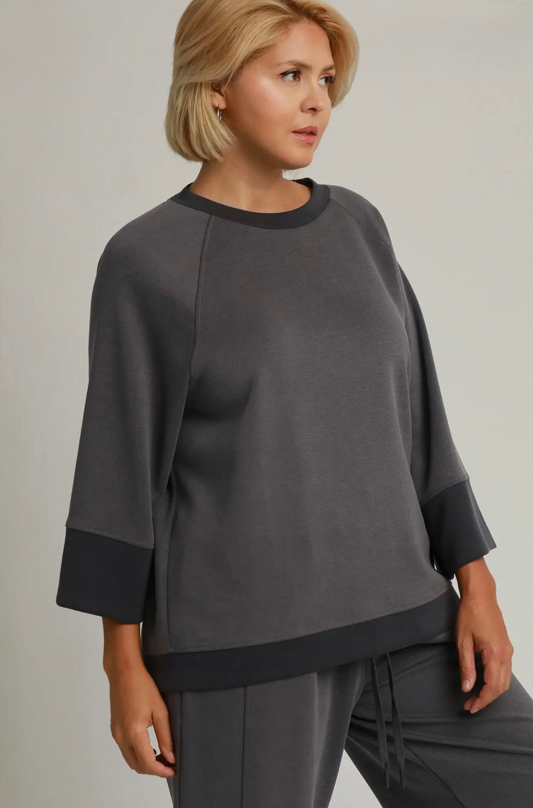 Colorblock Crewneck Top