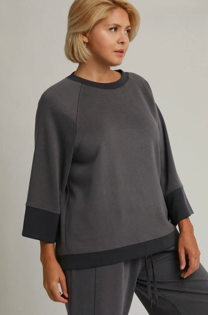 Colorblock Crewneck Top
