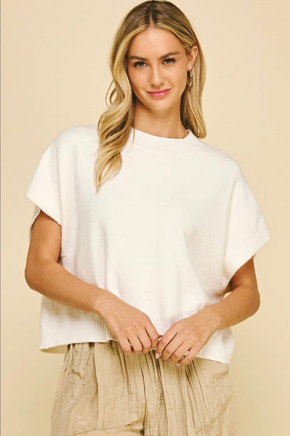 Dropped Shoulder Sweater Top