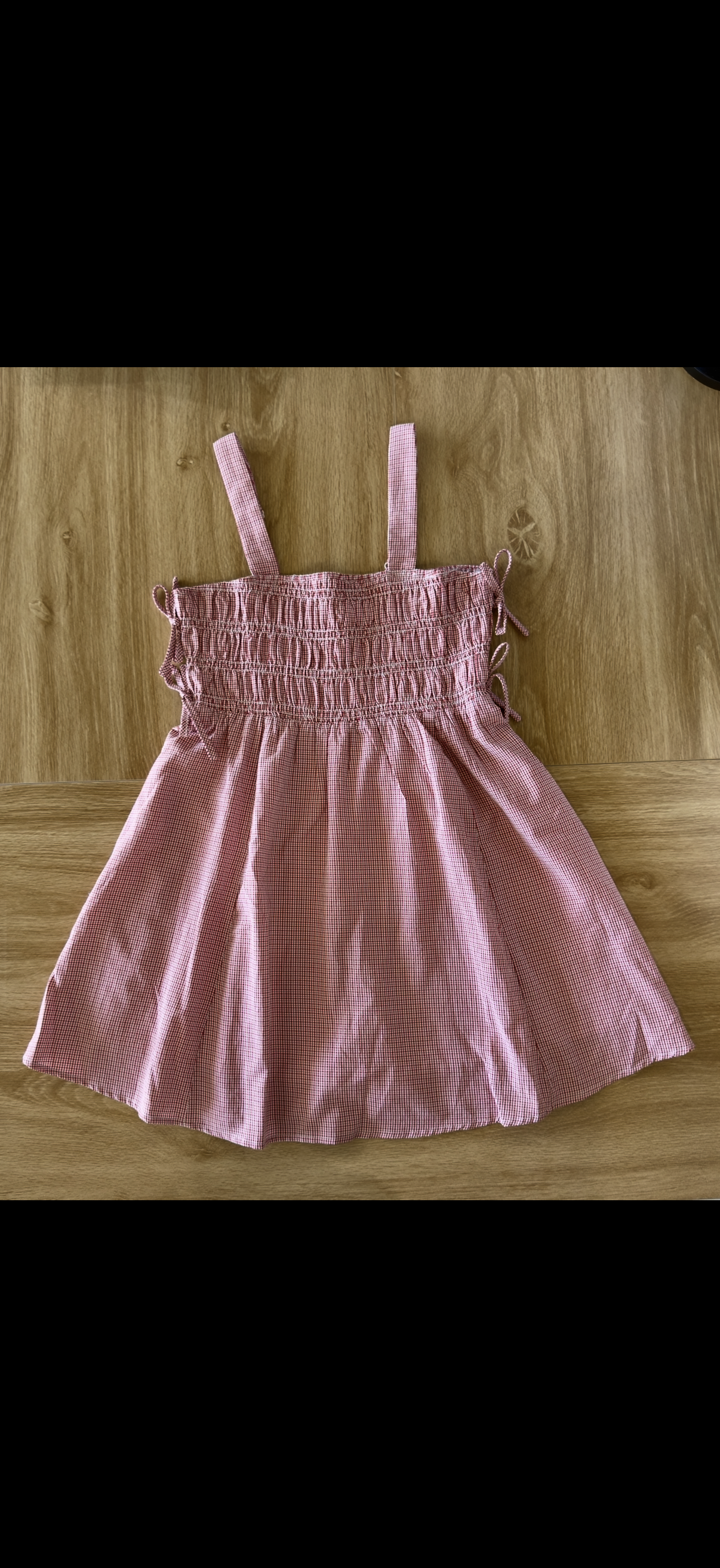 Plaid Smocked Mini Dress