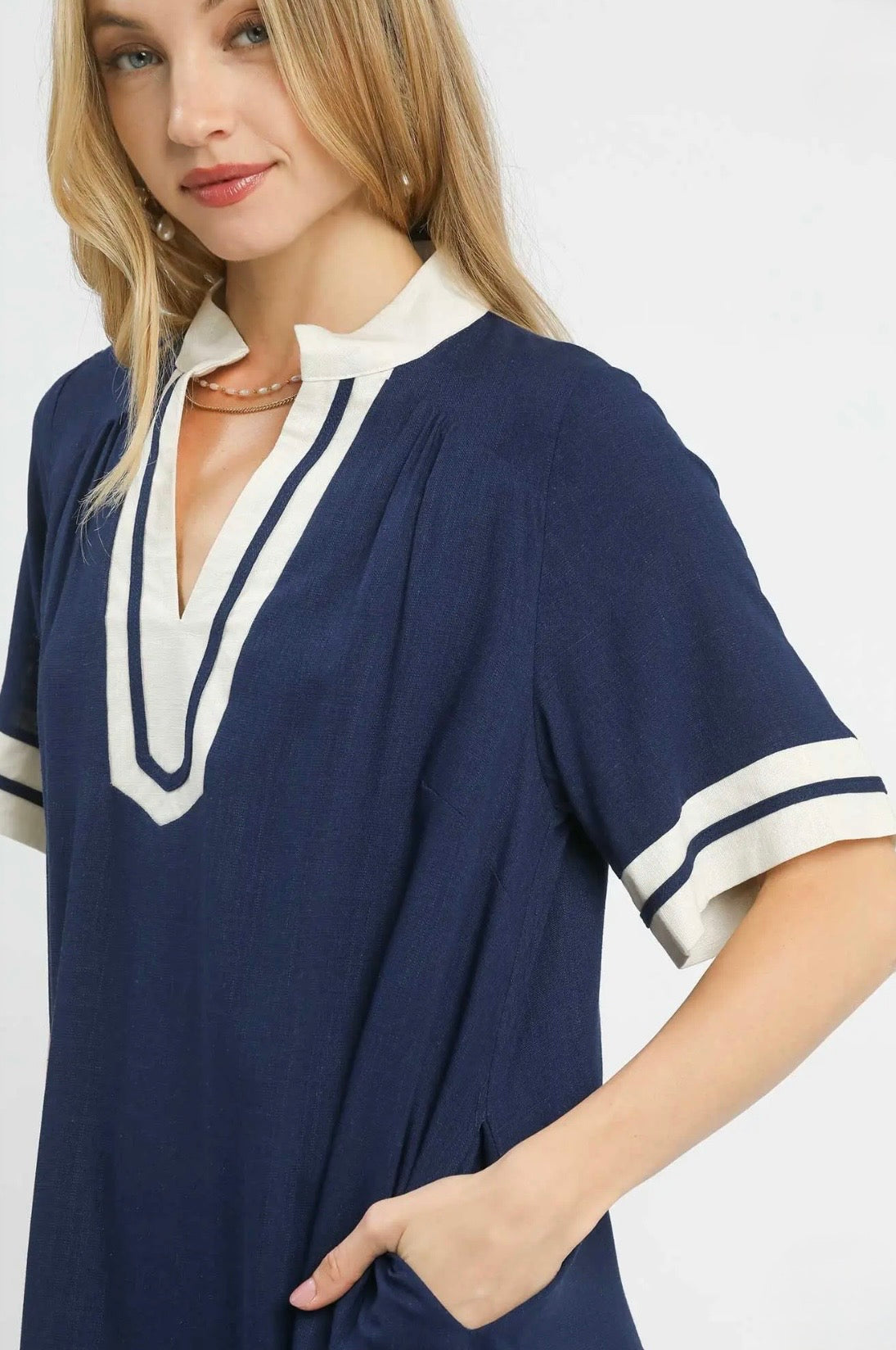 Linen Mini Dress