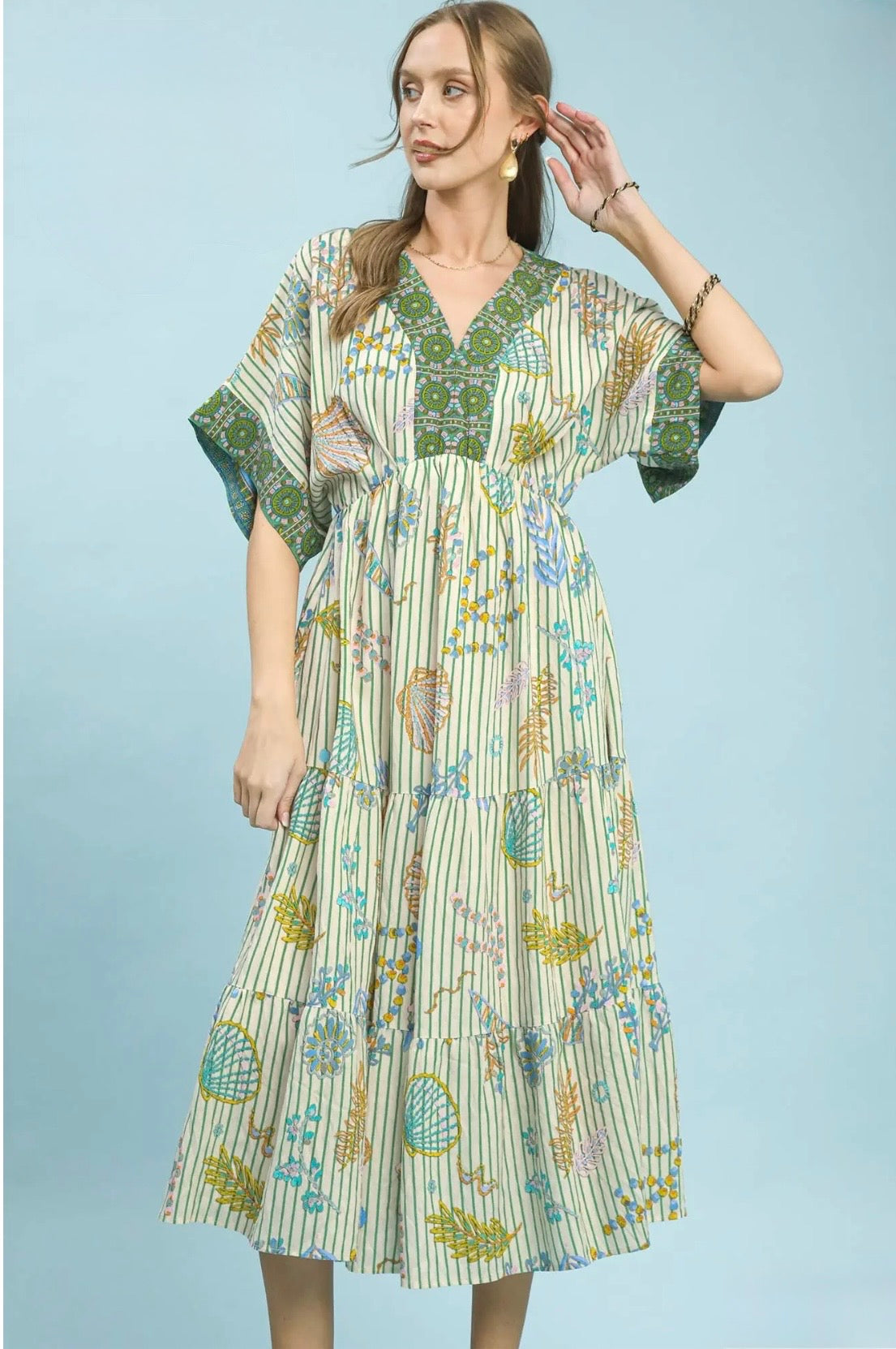 Shell Midi Dress