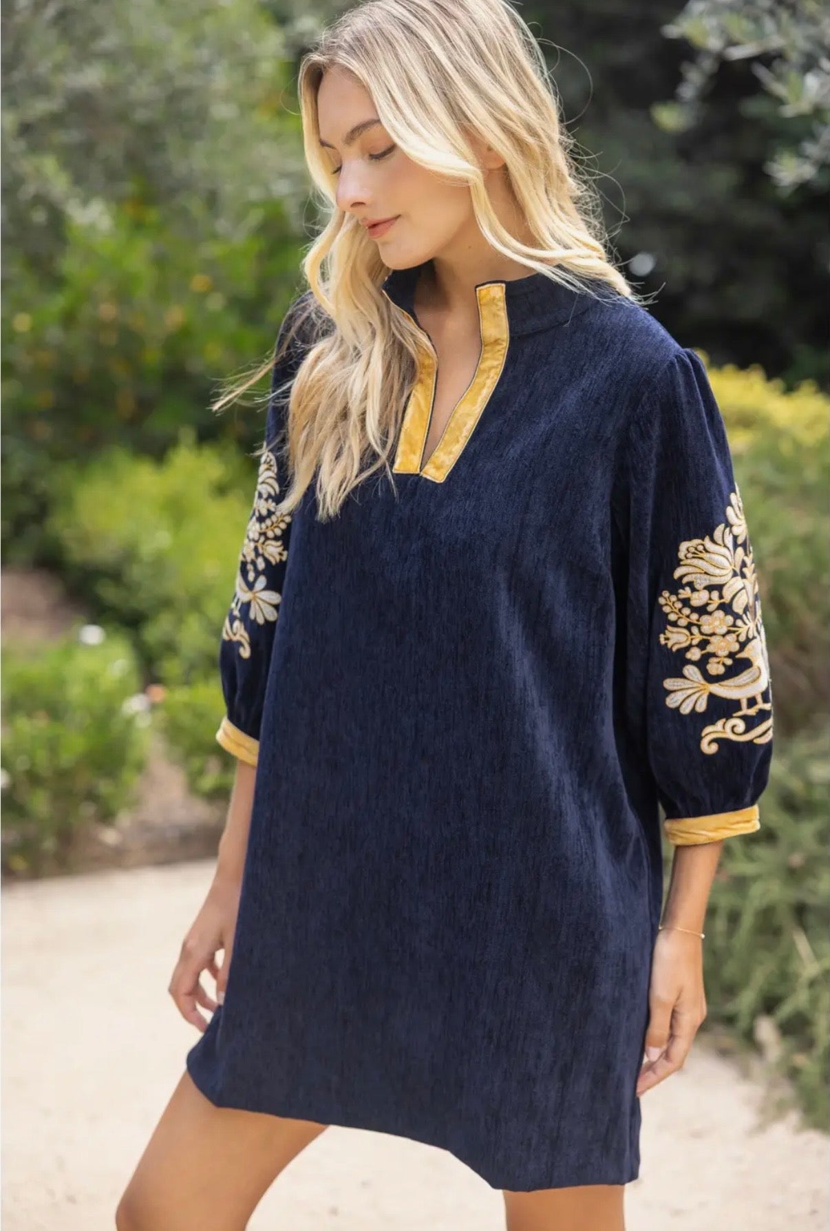 Velvet Shift Dress