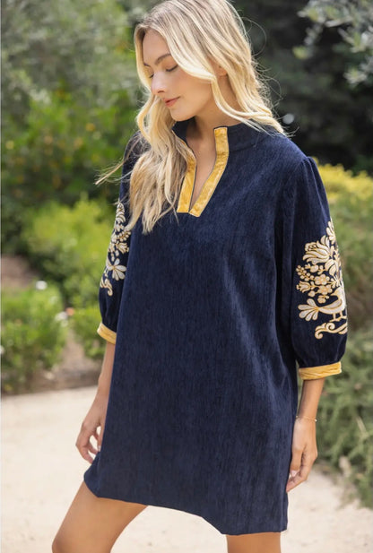 Velvet Shift Dress
