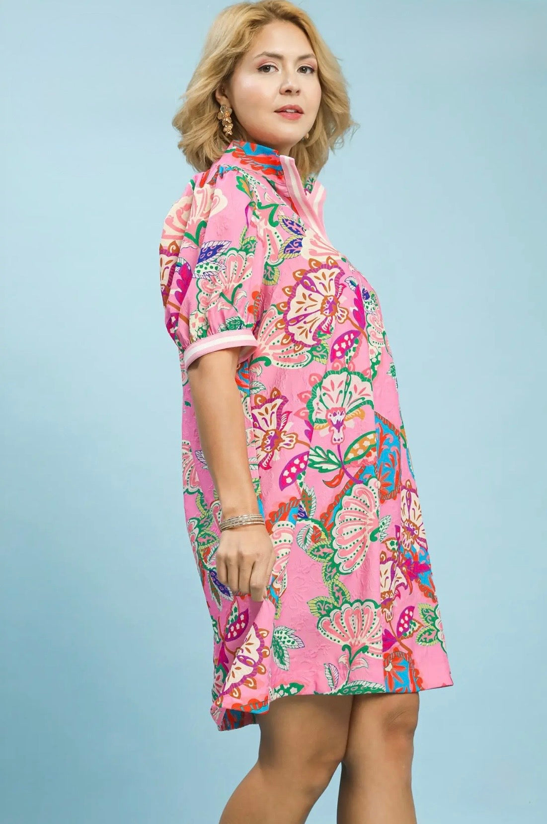 Paisley Tunic Dress Curvy