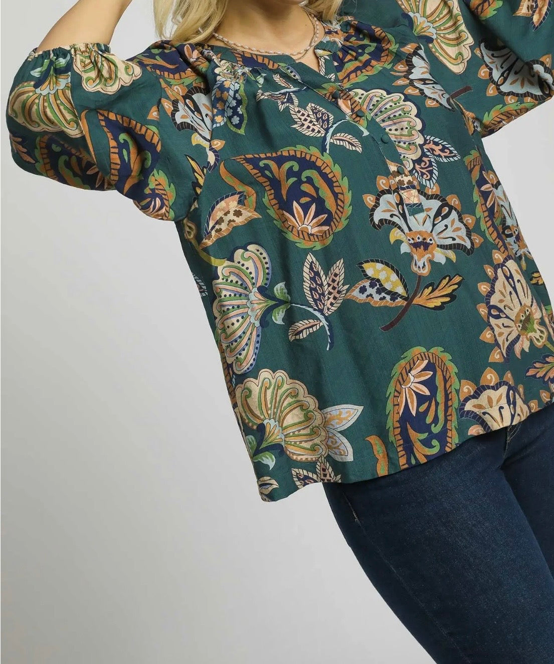 Boho Paisley Blouse