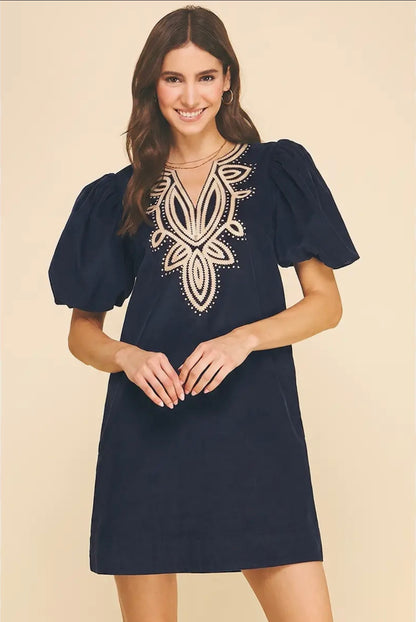 Corduroy Mini Dress