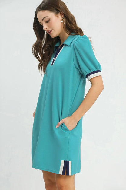 Color Block Shift Dress