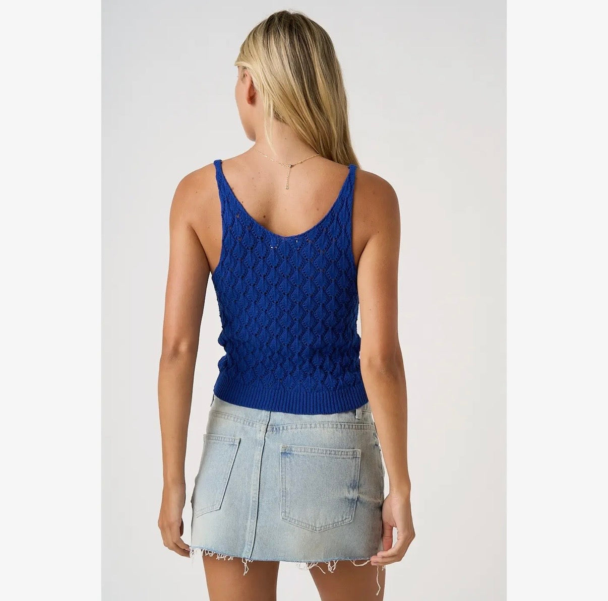 Shell Cropped Tank