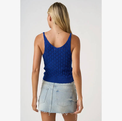 Shell Cropped Tank