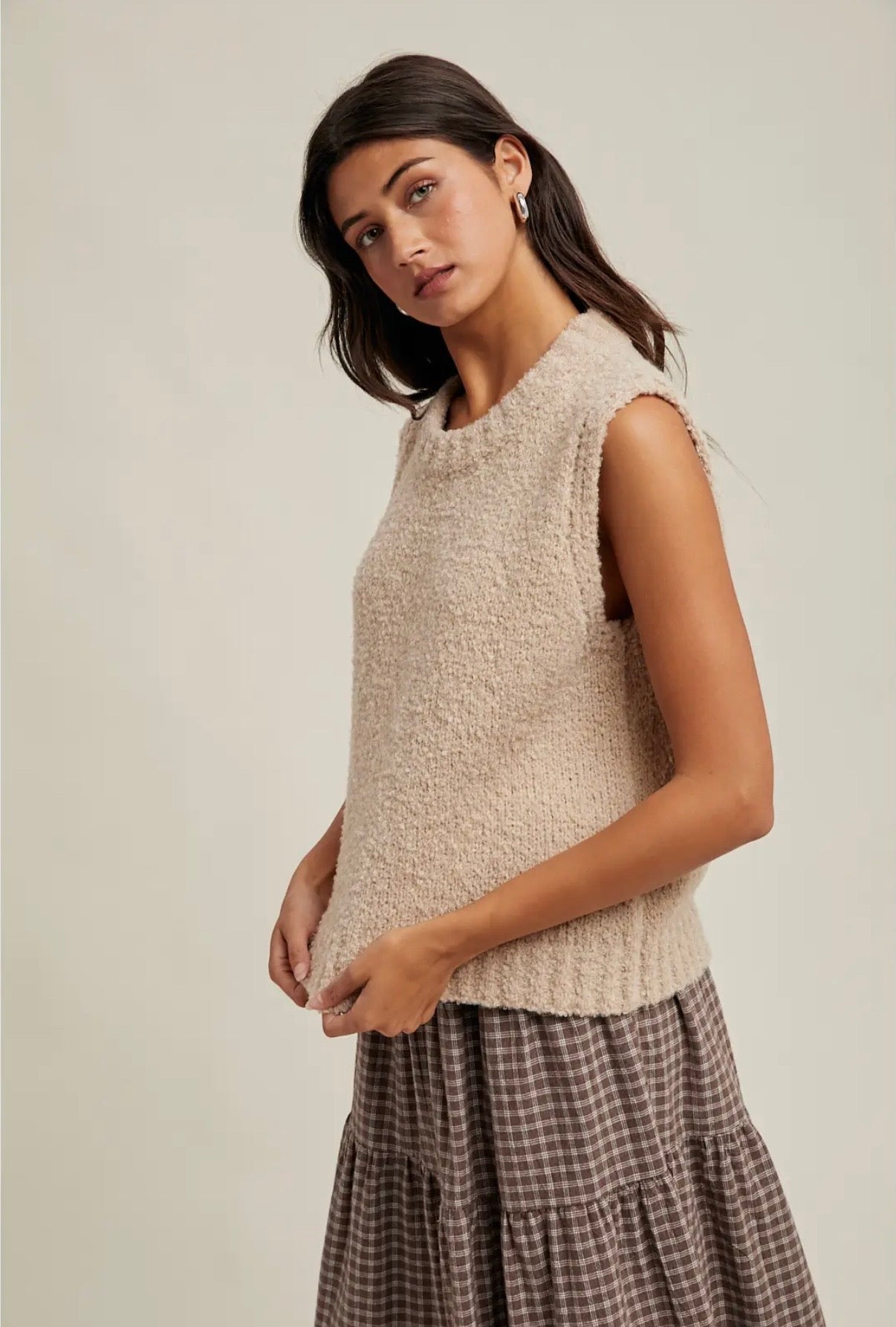 Soft Knit Sweater Vest