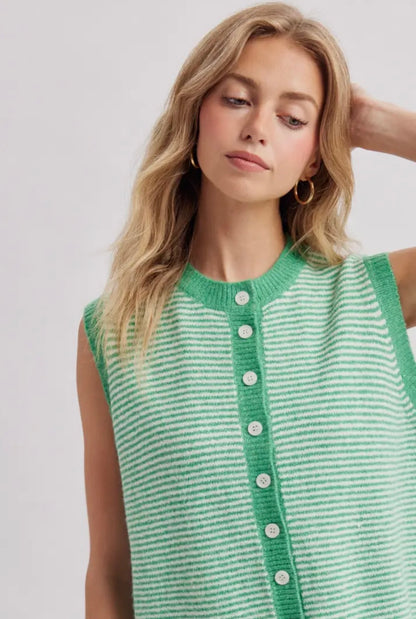 Striped Sweater Vest