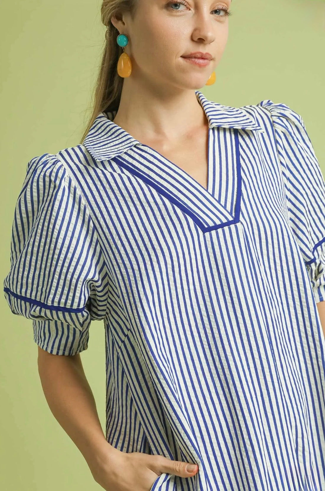 Striped Midi Dress