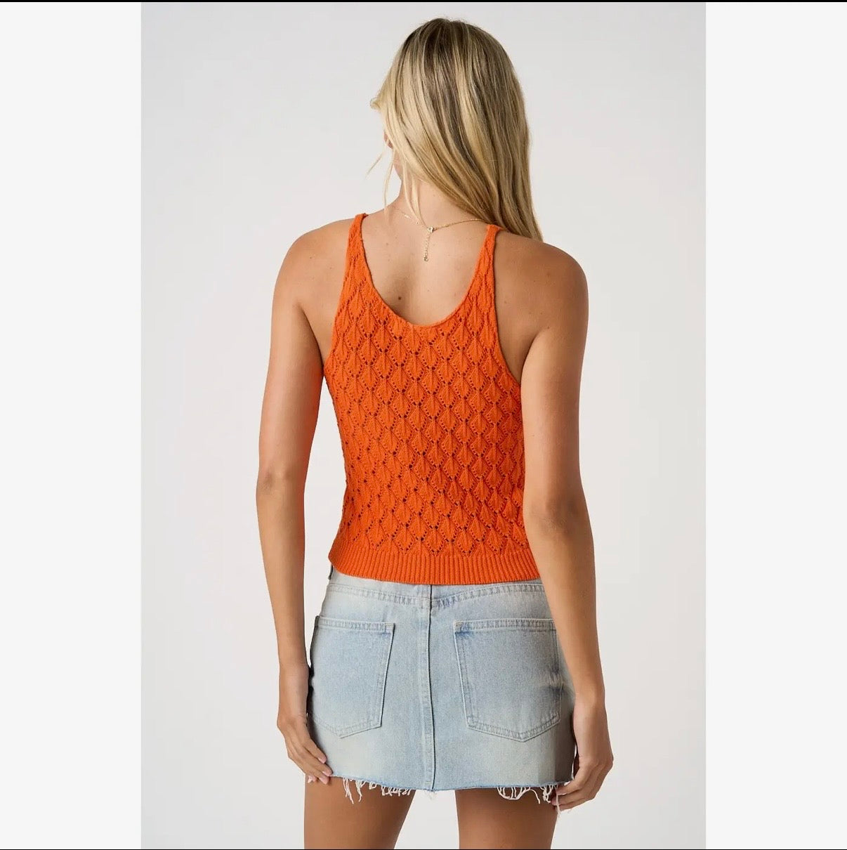 Shell Cropped Tank