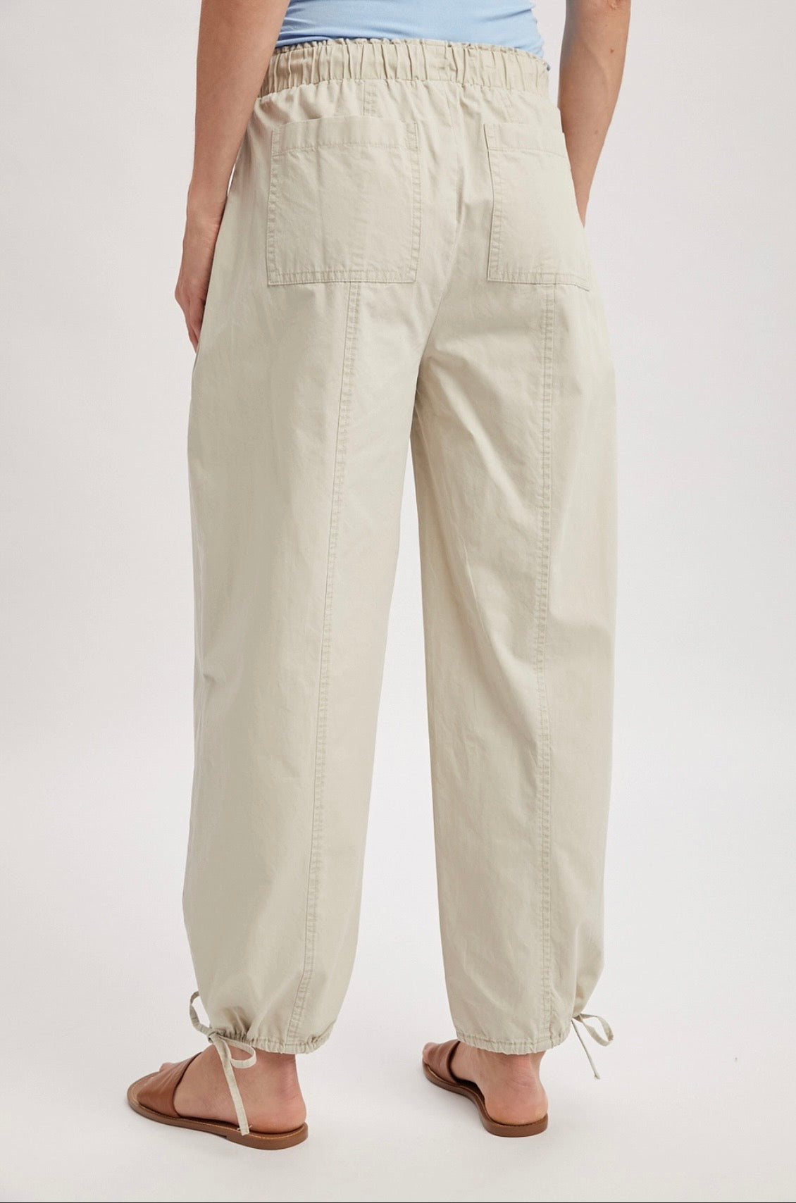 Cotton Parachute Pants