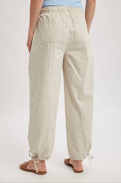 Cotton Parachute Pants