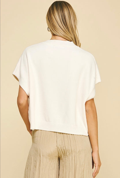 Dropped Shoulder Sweater Top