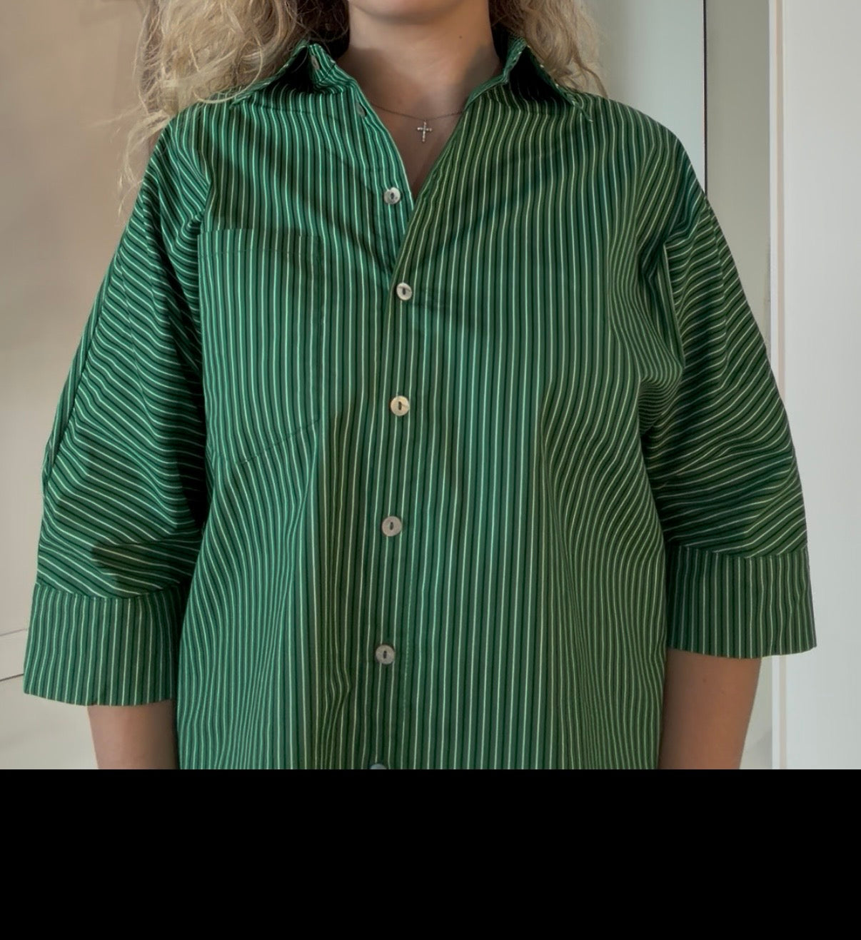 Striped Button Down Top