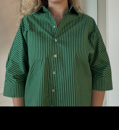 Striped Button Down Top