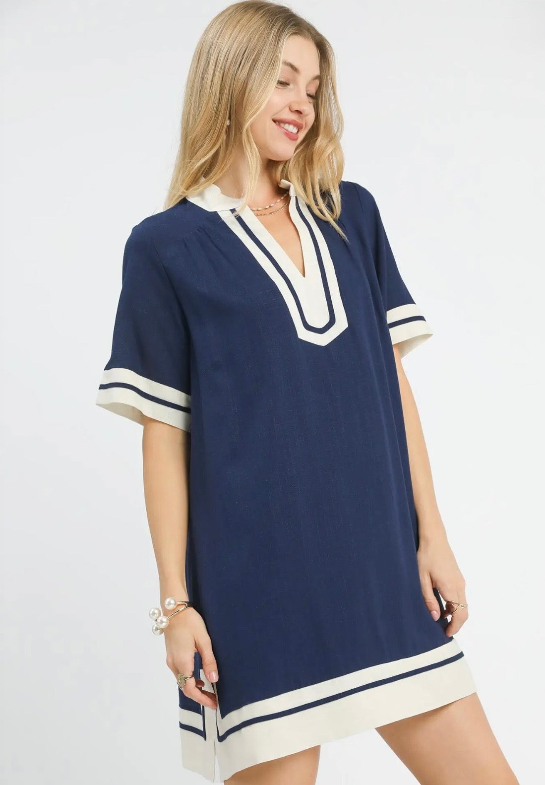 Linen Mini Dress