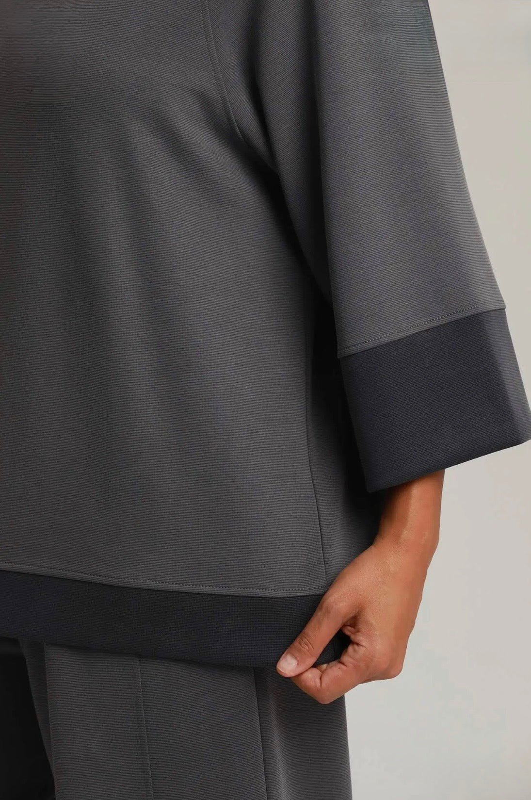 Colorblock Crewneck Top