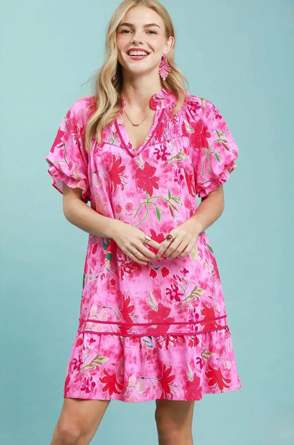 Floral Mini Dress
