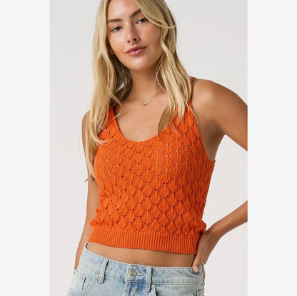 Shell Cropped Tank