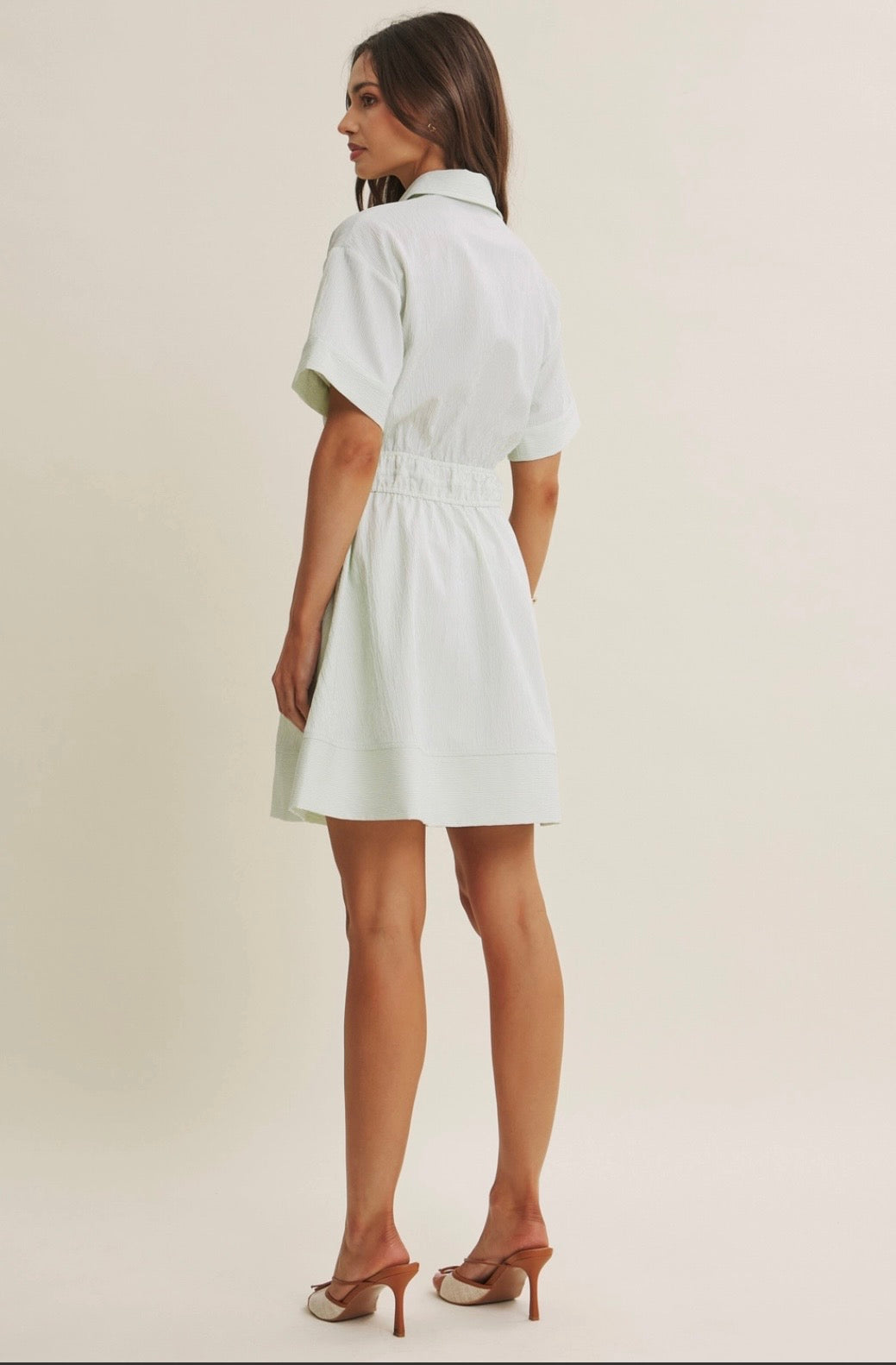 Button Down Mini Dress