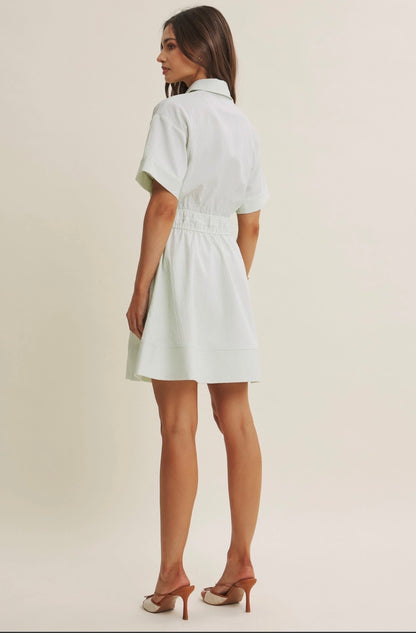 Button Down Mini Dress