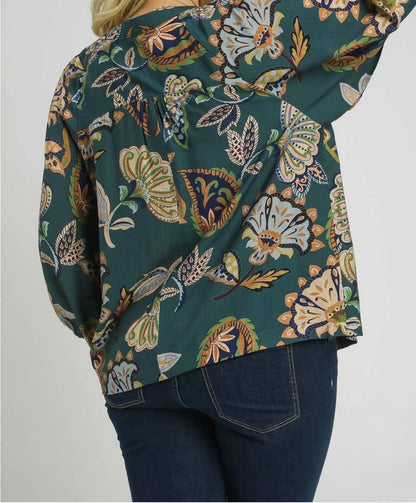 Boho Paisley Blouse