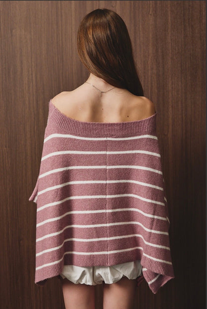Poncho Sweater Top