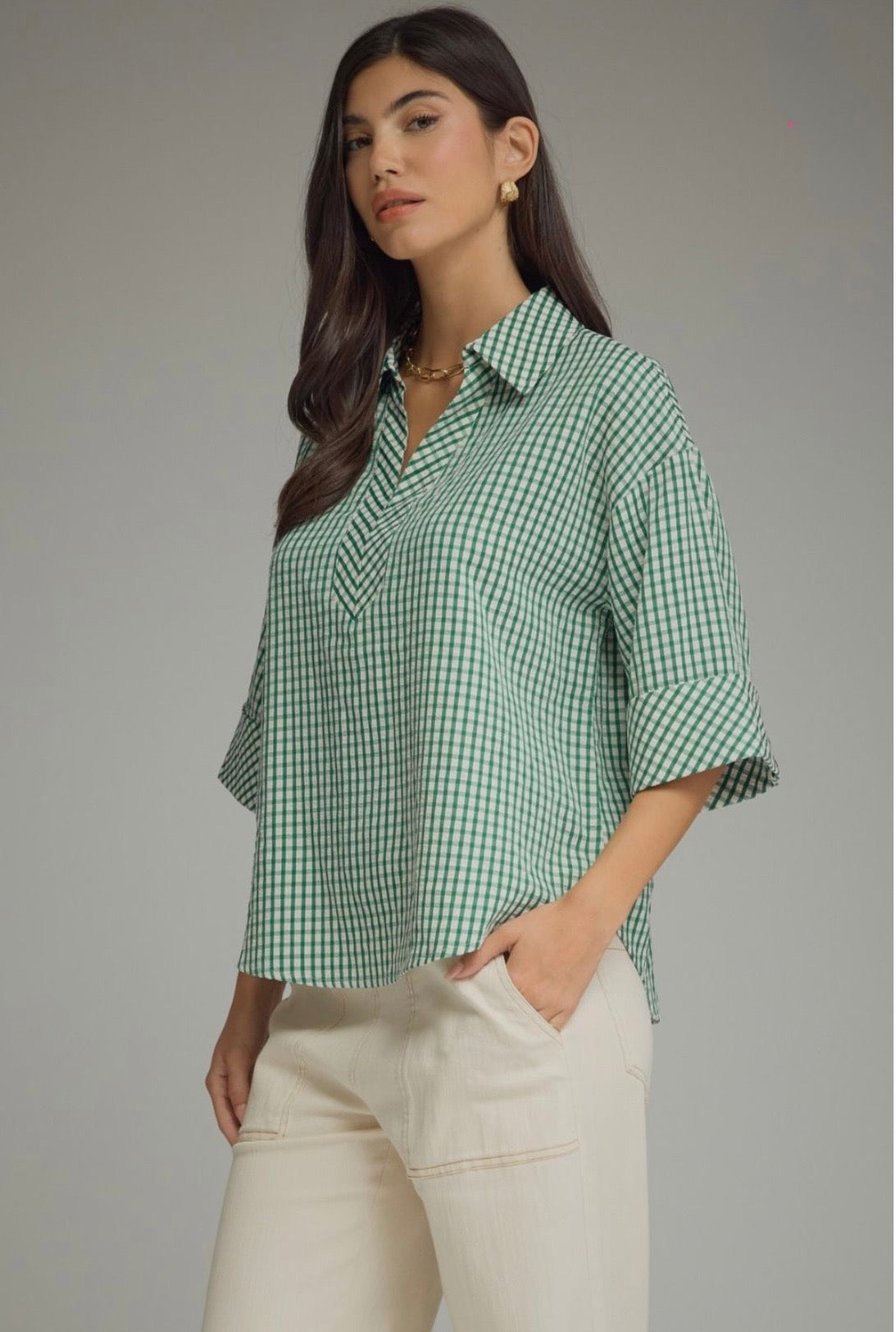 Gingham Top