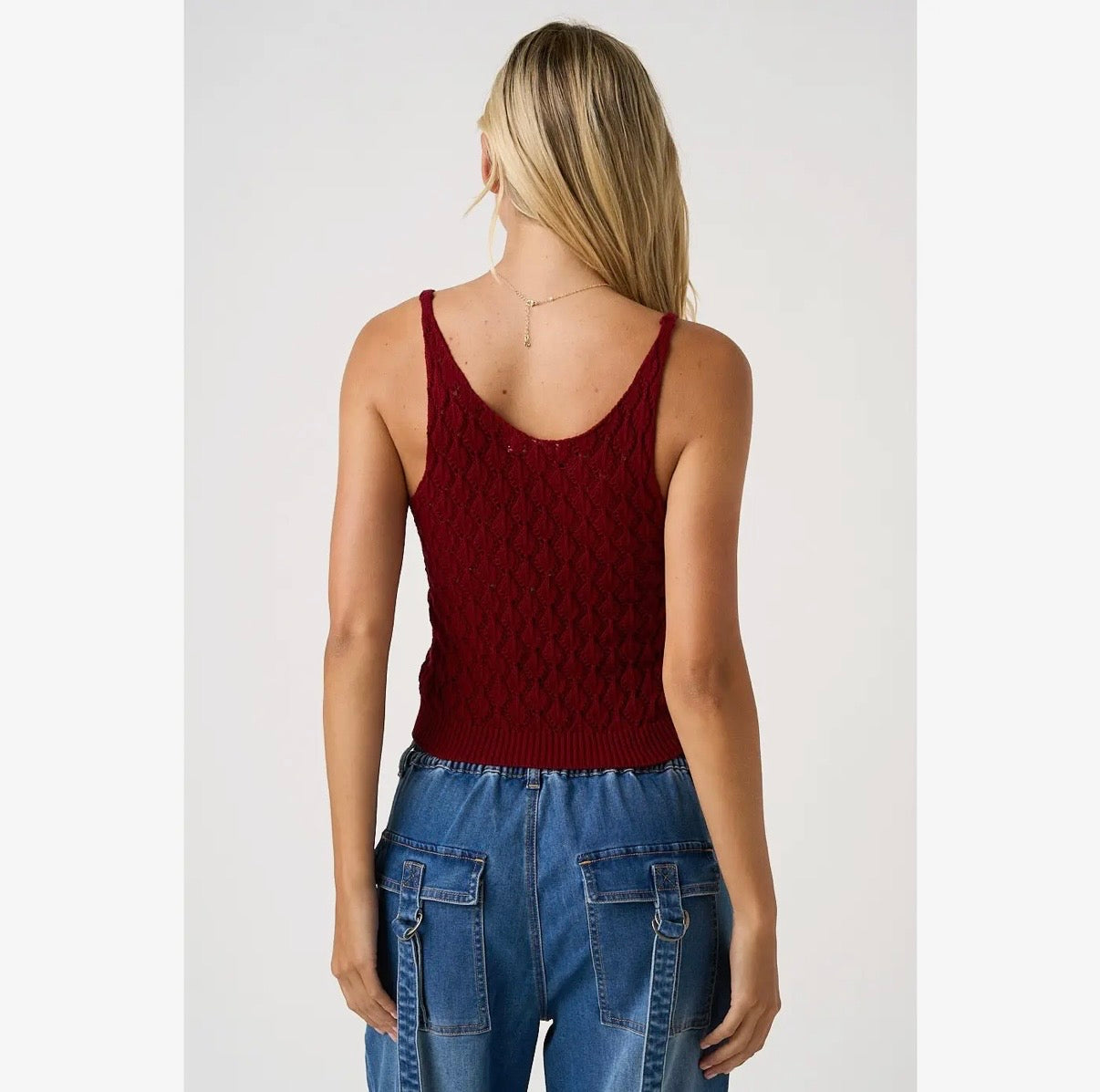 Shell Cropped Tank