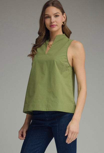 Everly Stand Collar Top