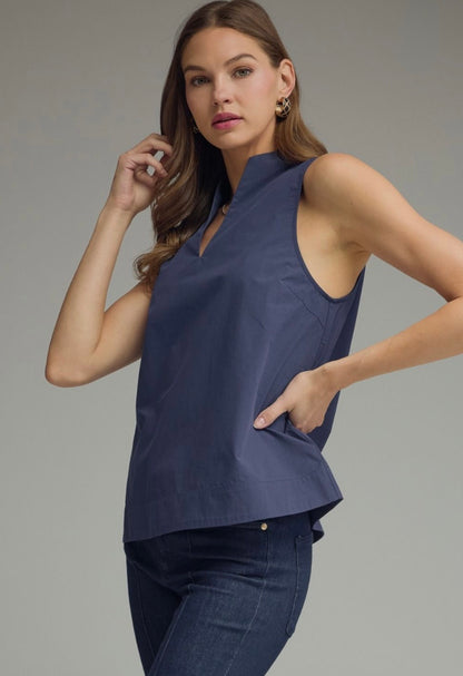 Everly Stand Collar Top