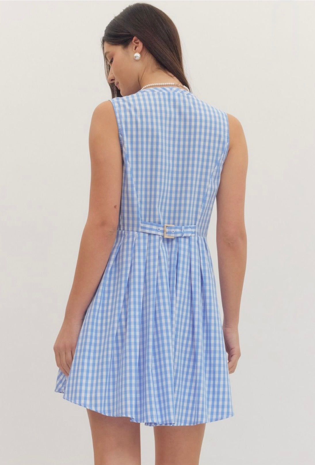 Gingham Mini Dress