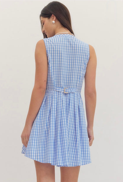 Gingham Mini Dress