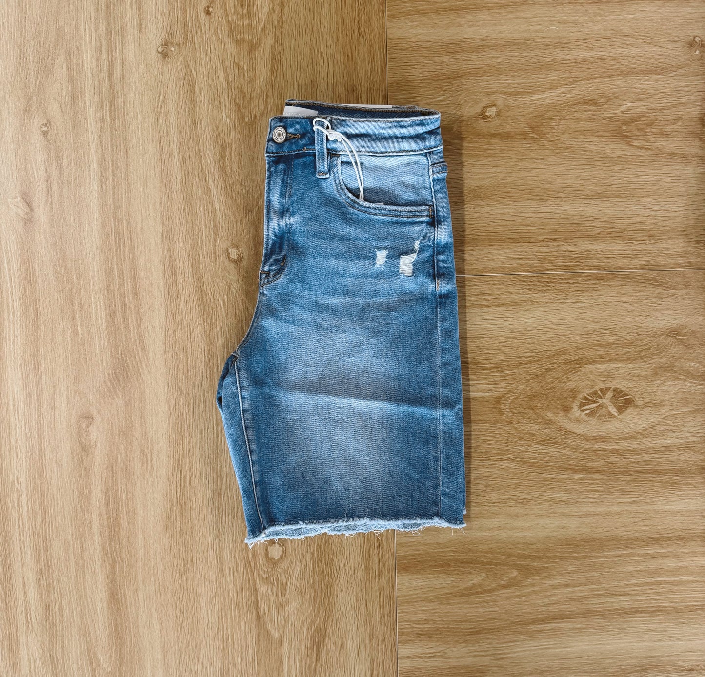 High Rise Bermuda Shorts