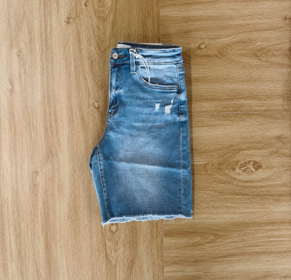 High Rise Bermuda Shorts