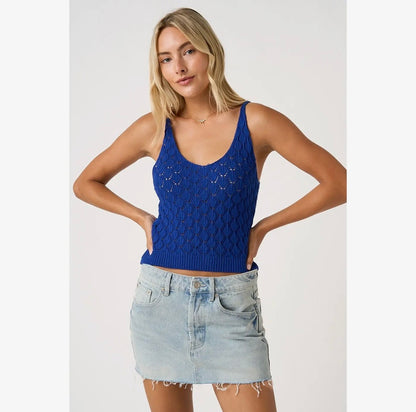 Shell Cropped Tank