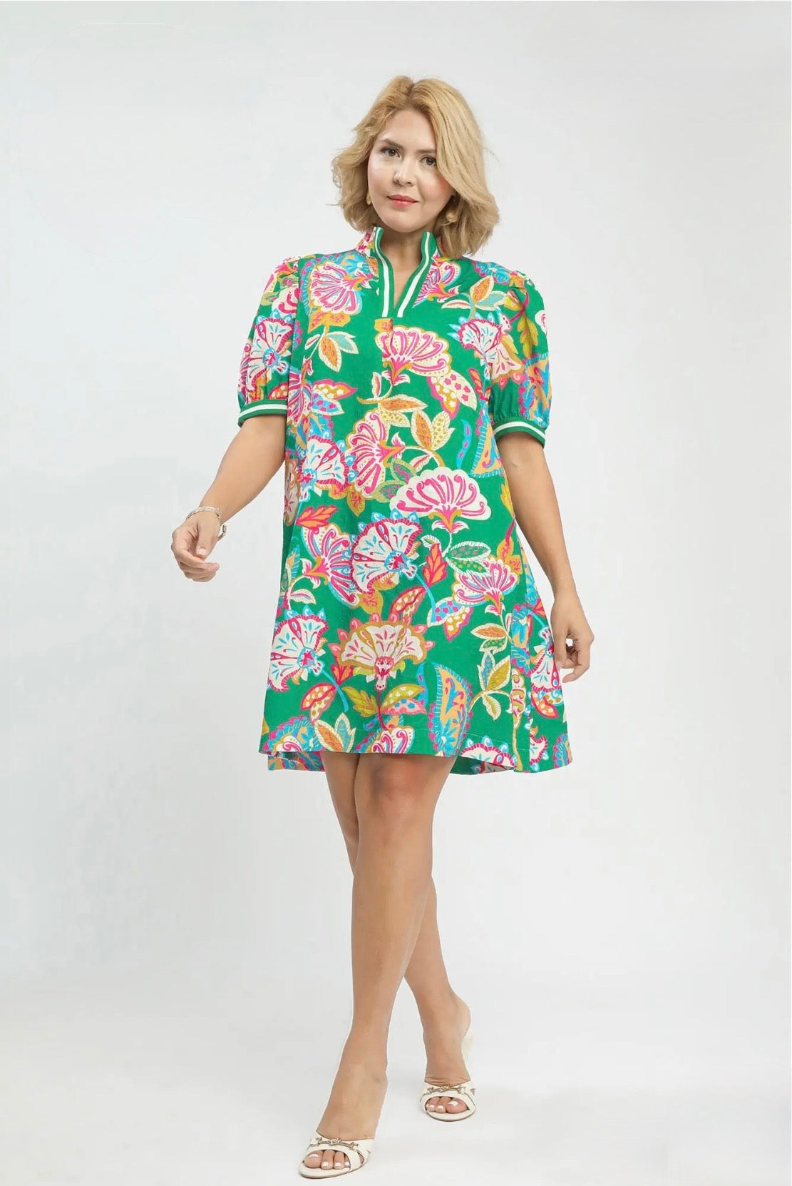 Paisley Tunic Dress Curvy