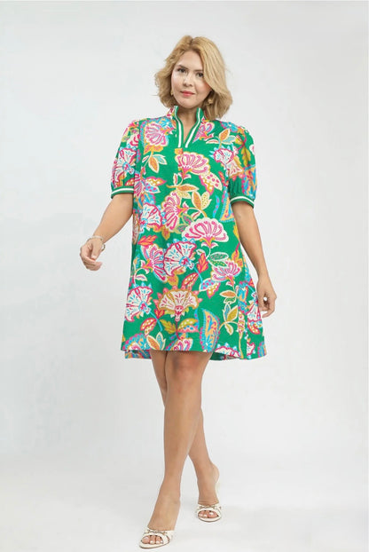 Paisley Tunic Dress Curvy