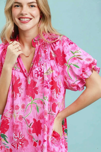 Floral Mini Dress