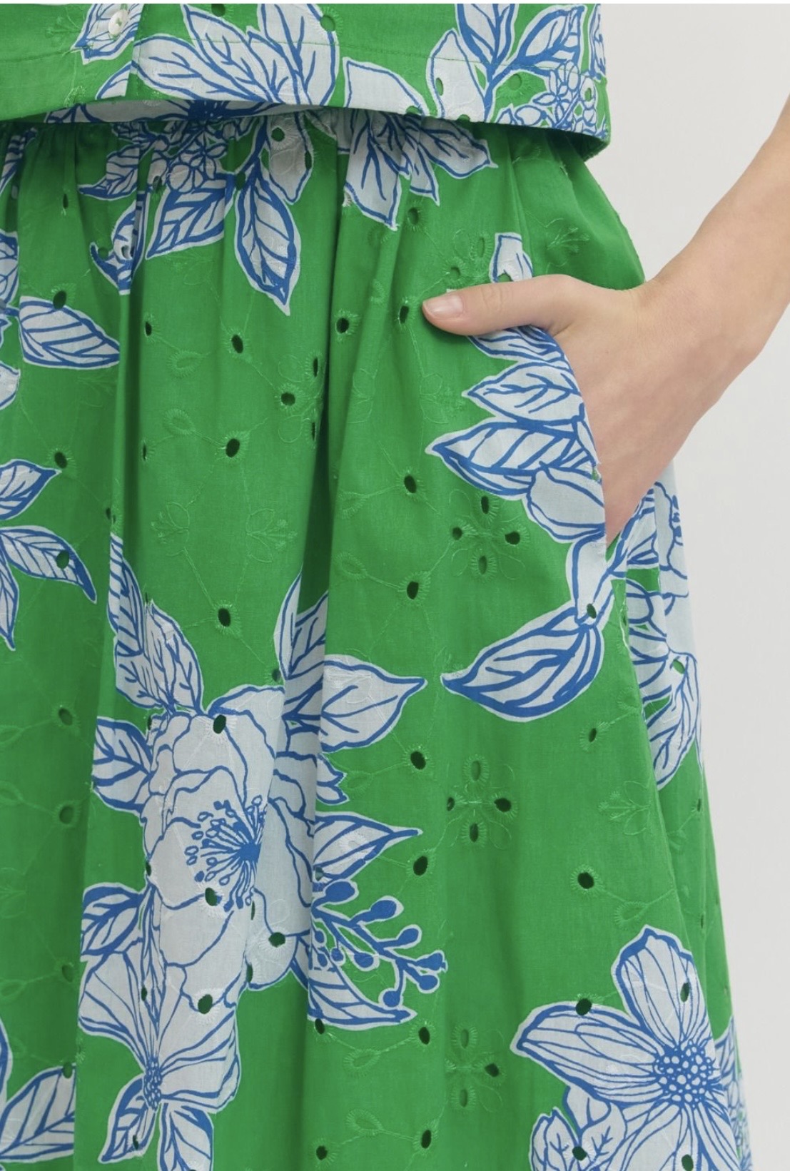 Botanical Midi Skirt (set)