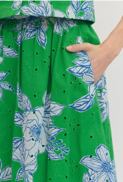 Botanical Midi Skirt (set)